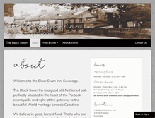Tablet Screenshot of blackswanswanage.co.uk